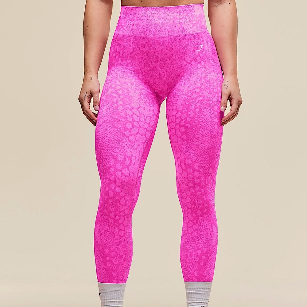 GYMSHARK Adapt X Whitney Animal Seamless Leggings